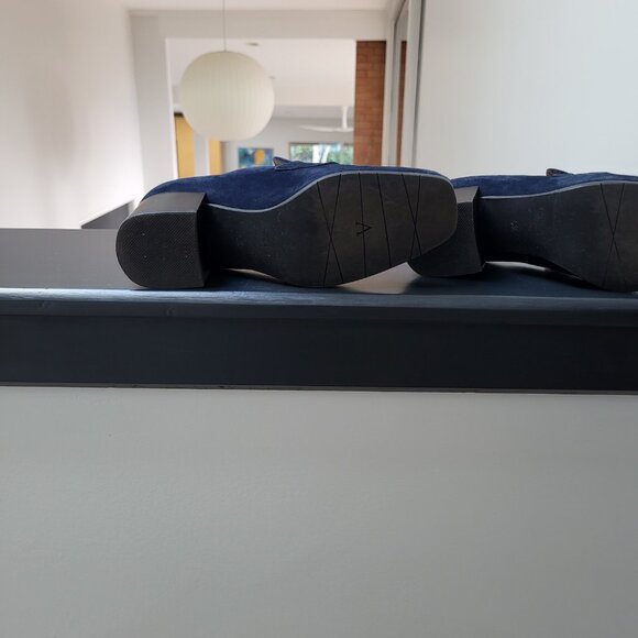 Aquatalia Weatherproof Loafer/Pump in Midnight Navy - Picture 7 of 7